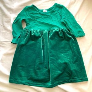 Little girl green dress